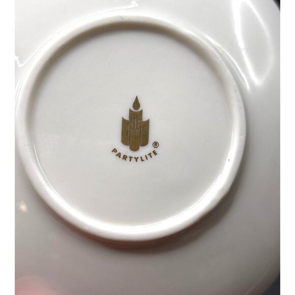 PartyLite ‘Tea For Two’ Votive Candle Holders Teapot & Teacups Set Collectible - Picture 10 of 10